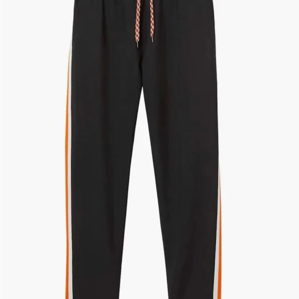 Burberry Side-stripe Slim Track Pants Black/orange/white